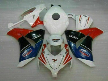 Carénages Honda CBR 1000 RR 08-11 - Rouge Blanc en Ligne