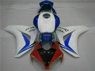 Kit Carénages Complet Honda CBR 1000 RR 08-11 - Blanc Bleu en Ligne