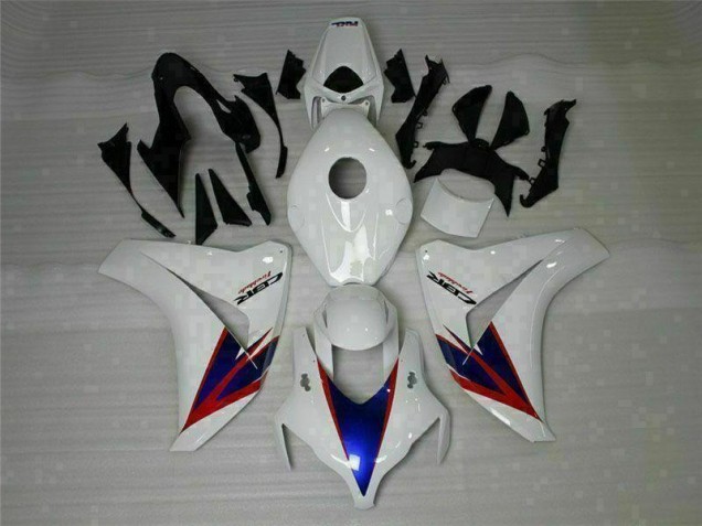 Carénages Honda CBR 1000 RR 08-11 - Blanc Bleu Rouge