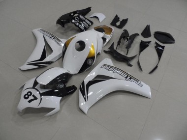 Carénage Honda CBR 1000 RR 08-11 - Blanc et Noir 87 en Ligne