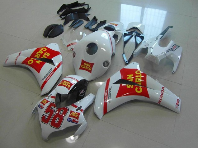 Carénage Honda CBR 1000 RR 08-11 - Blanc San Carlo
