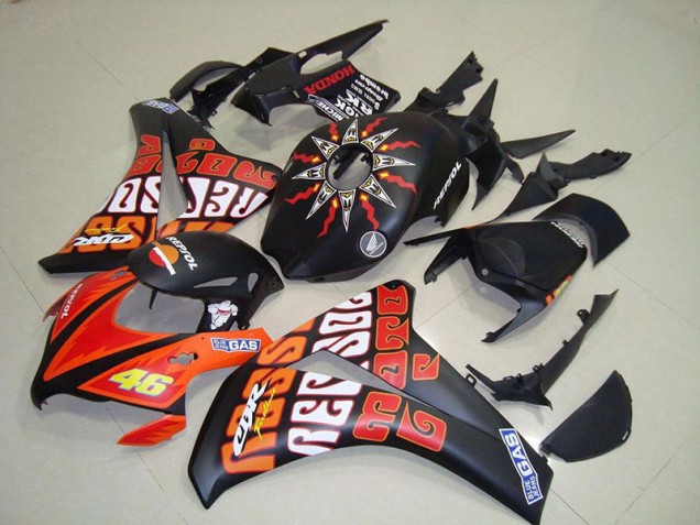 Carénage Honda CBR 1000 RR 08-11 - Rossi Noir Mat