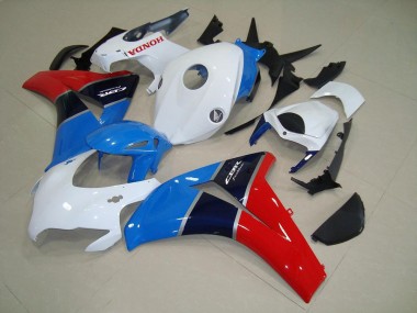 Carénage Honda CBR 1000 RR 08-11 - Blanc Bleu Rouge en Ligne