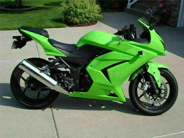 Carénages Kawasaki EX250 08-12 - Vert