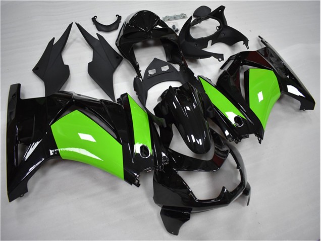 Carénages Kawasaki EX250 08-12 - Noir Vert