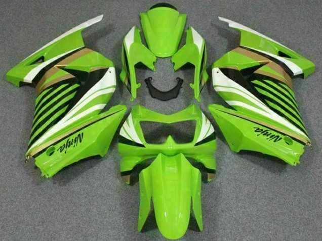 Carénage Kawasaki EX250 08-12 - Vert Blanc Noir Ninja