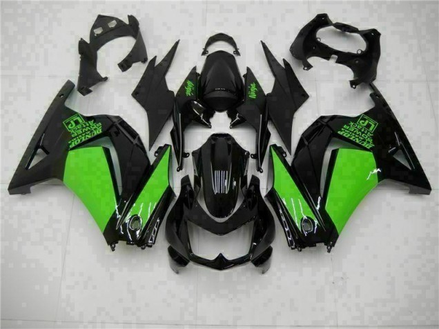 Carénage Kawasaki EX250 08-12 - Noir Vert Ninja
