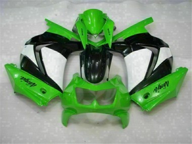 Kit Carénages Kawasaki EX250 08-12 - Vert Noir Ninja en Ligne