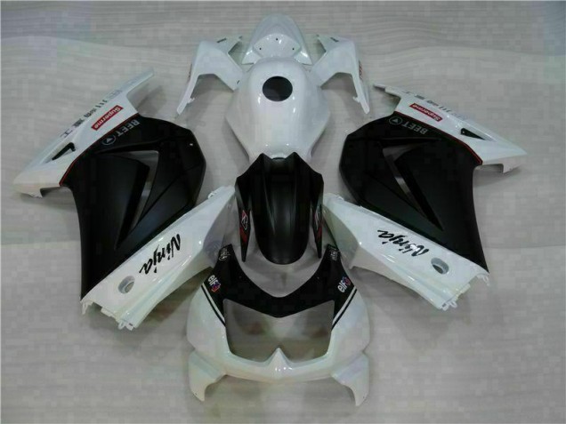 Carénage Kawasaki EX250 08-12 - Blanc Noir Ninja