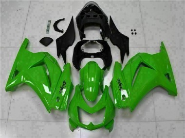 Kit Carénages & Plastique Kawasaki EX250 08-12 - Vert Noir Ninja en Ligne