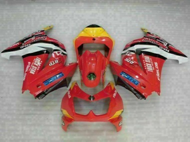 Carénage Kawasaki EX250 08-12 - Rouge Jaune en Ligne