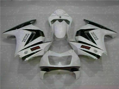 Carénage Kawasaki EX250 08-12 - Blanc Noir en Ligne