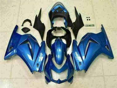 Carénage Kawasaki EX250 08-12 - Bleu Noir Blanc Ninja en Ligne