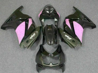 Carénage Kawasaki EX250 08-12 - Noir Rose Ninja en Ligne