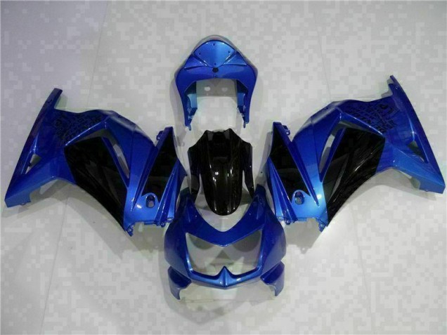 Carénage Kawasaki EX250 08-12 - Bleu Noir