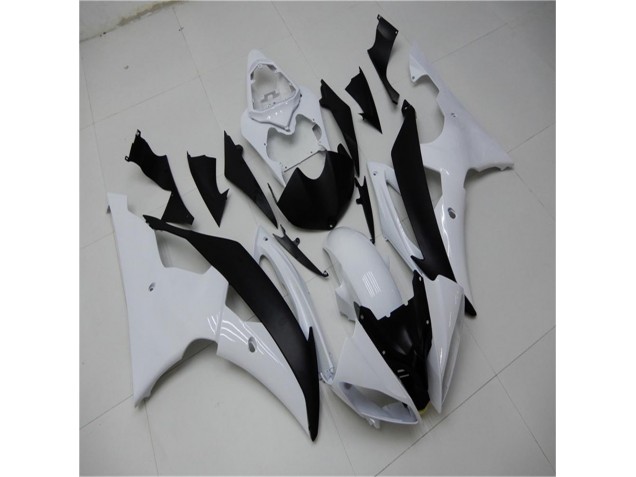 Carénages & Carrosserie Yamaha R6 08-16 - Blanc Noir Carénages & Carrosserie Yamaha R6 08-16 - Blanc Noir