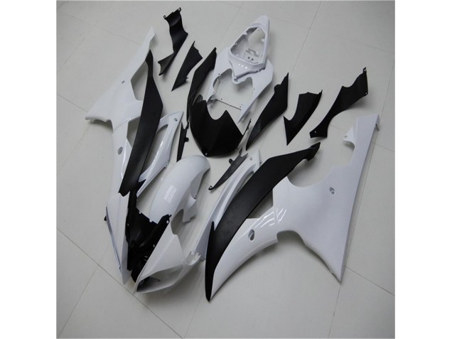 Carénages & Carrosserie Yamaha R6 08-16 - Blanc Noir Carénages & Carrosserie Yamaha R6 08-16 - Blanc Noir