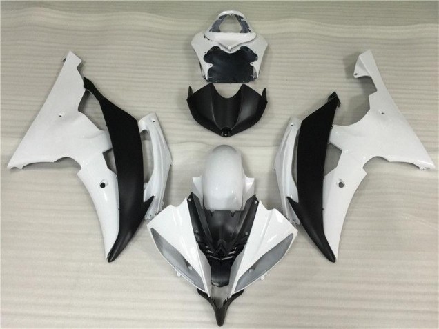 Carénages & Carrosserie Yamaha R6 08-16 - Blanc Noir Carénages & Carrosserie Yamaha R6 08-16 - Blanc Noir