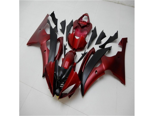 Carénages Yamaha R6 08-16 - Rouge Noir Carénages Yamaha R6 08-16 - Rouge Noir
