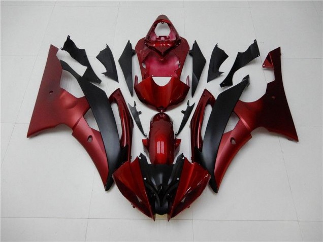Carénages Yamaha R6 08-16 - Rouge Noir Carénages Yamaha R6 08-16 - Rouge Noir
