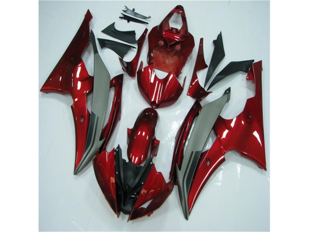 Carénage Yamaha R6 08-16 - Rouge Gris Carénage Yamaha R6 08-16 - Rouge Gris