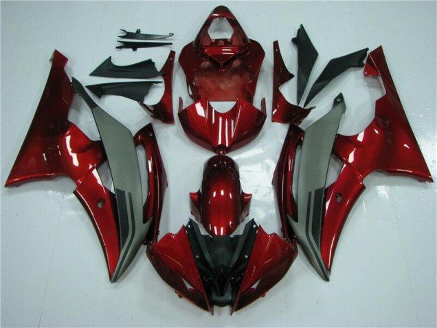 Carénage Yamaha R6 08-16 - Rouge Gris Carénage Yamaha R6 08-16 - Rouge Gris