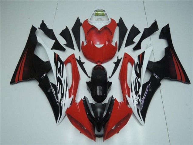 Carénages Yamaha R6 08-16 - Rouge Blanc Carénages Yamaha R6 08-16 - Rouge Blanc