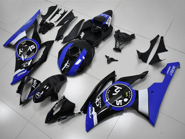 Carénage Yamaha R6 08-16 - Bleu Noir Carénage Yamaha R6 08-16 - Bleu Noir