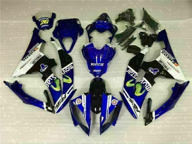 Carénages Yamaha R6 08-16 - Blanc Bleu Carénages Yamaha R6 08-16 - Blanc Bleu