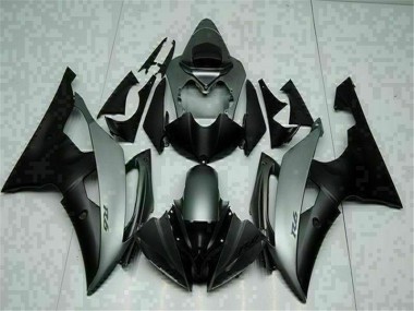 Carénage Yamaha R6 08-16 - Gris Noir en Ligne