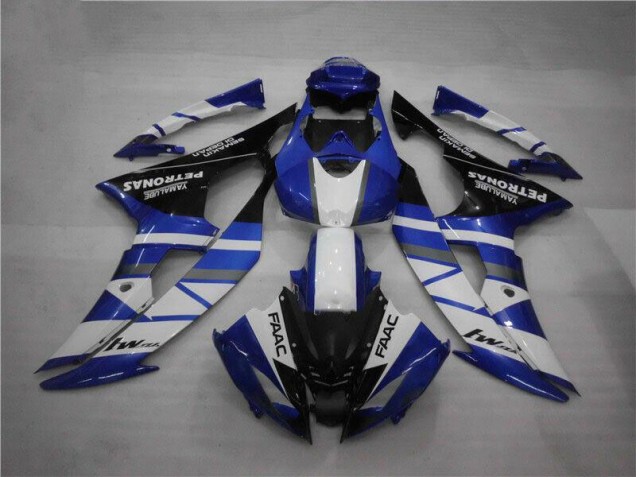 Carénage Yamaha R6 08-16 - Bleu Blanc FAAC Carénage Yamaha R6 08-16 - Bleu Blanc FAAC