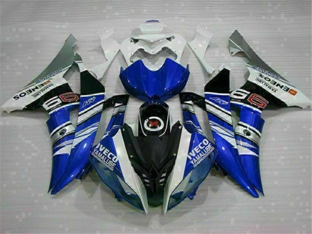 Carénage Yamaha R6 08-16 - Blanc Bleu Carénage Yamaha R6 08-16 - Blanc Bleu