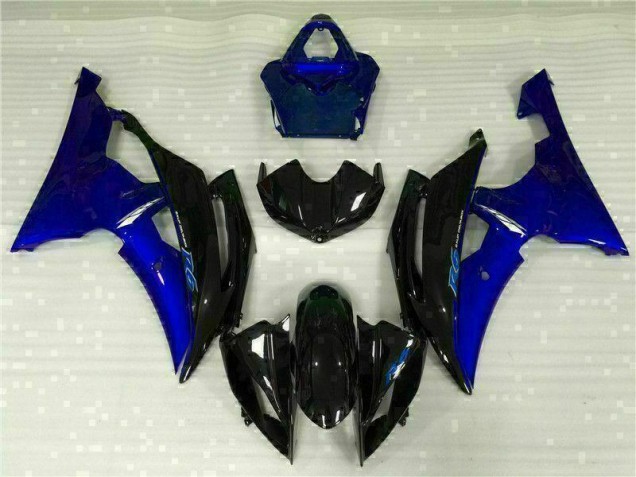 Carrosserie Yamaha R6 08-16 - Bleu Noir Carrosserie Yamaha R6 08-16 - Bleu Noir