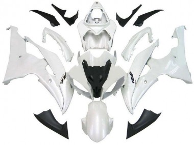 Carénage Yamaha R6 08-16 - Blanc Nacré R6 en Ligne
