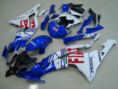 Carénage Yamaha R6 08-16 - Bleu Blanc Rouge Fiat en Ligne