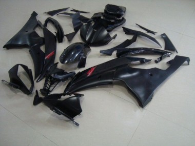 Carénage Yamaha R6 08-16 - Noir Mat Noir Brillant en Ligne