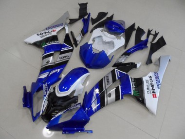 Carénage Yamaha R6 08-16 - Bleu Blanc ENEOS en Ligne