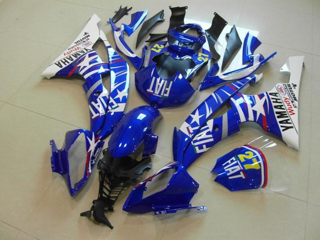 Carénage Yamaha R6 08-16 - Bleu Star Fiat Carénage Yamaha R6 08-16 - Bleu Star Fiat