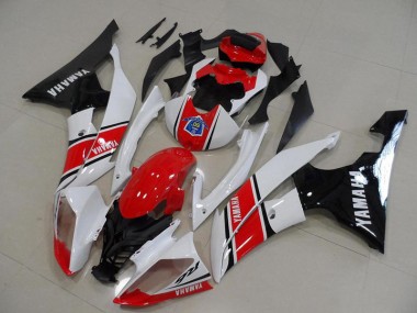 Kit Carénages Yamaha R6 08-16 - Rouge Blanc Noir en Ligne