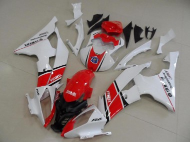 Carénage Yamaha R6 08-16 - Rouge Blanc Style OEM en Ligne