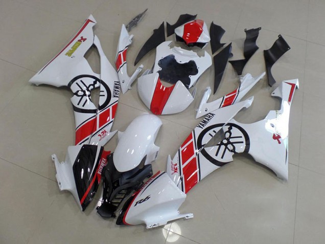 Carénage Yamaha R6 08-16 - Blanc avec Big Yamaha Logo Carénage Yamaha R6 08-16 - Blanc avec Big Yamaha Logo