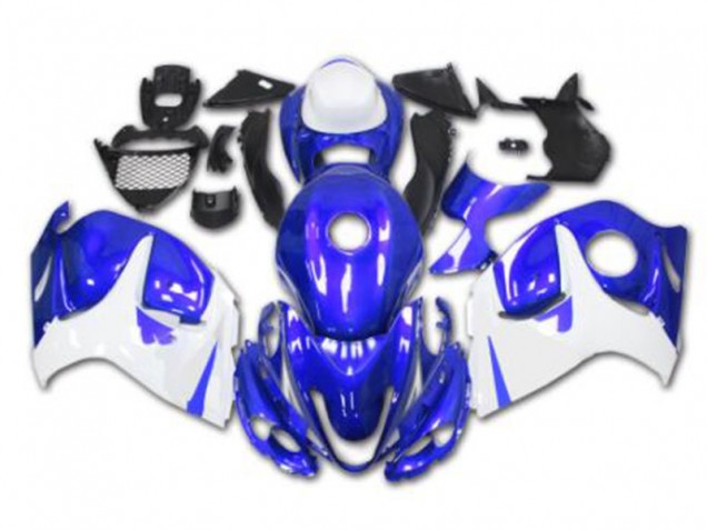 Carénages Suzuki GSXR 1300 Hayabusa 08-19 - Bleu Blanc