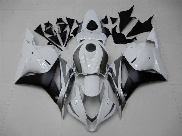 Carénage Honda CBR 600 RR 09-12 - Blanc Argent Noir