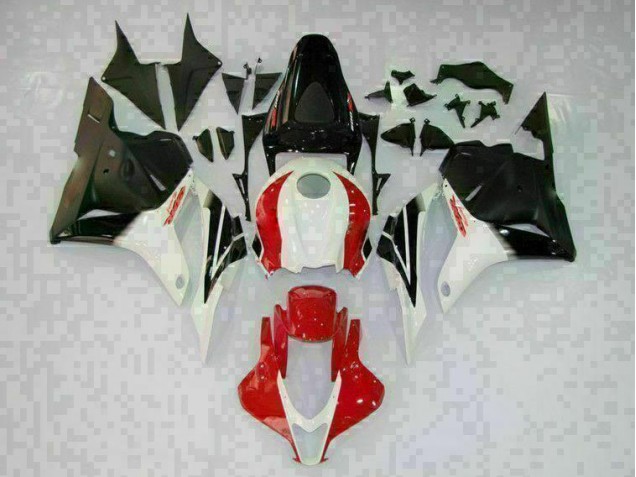 Carénage Honda CBR 600 RR 09-12 - Blanc Noir Rouge