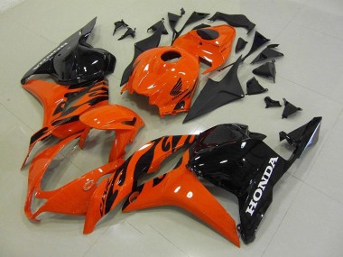 Carénage Honda CBR 600 RR 09-12 - Orange Noir en Ligne
