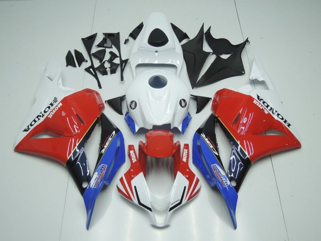 Carénage Honda CBR 600 RR 09-12 - Blanc Motul Rouge Bleu