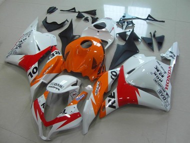 Carénage Honda CBR 600 RR 09-12 - Blanc Nouveau Repsol en Ligne