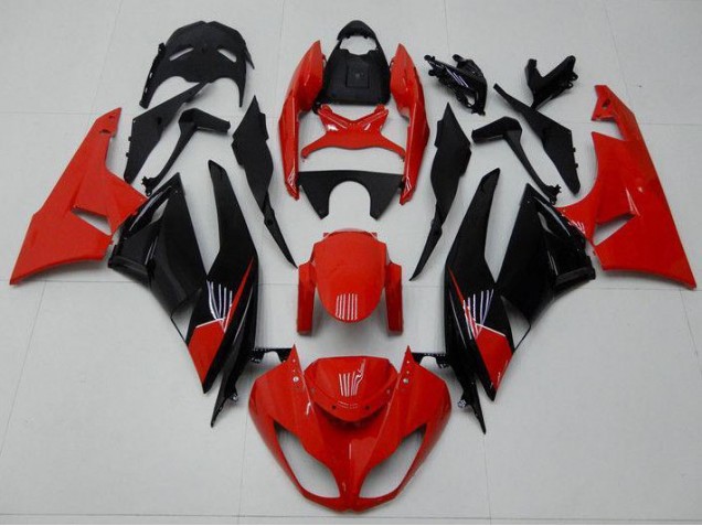 Carénage Kawasaki ZX6R 09-12 - Rouge Noir