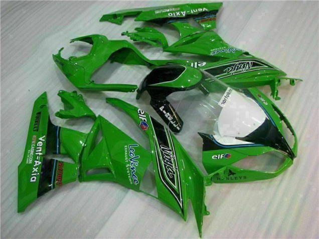 Carénage Kawasaki ZX6R 09-12 - Vert Noir LeoVince