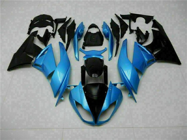 Carénage Kawasaki ZX6R 09-12 - Bleu Noir